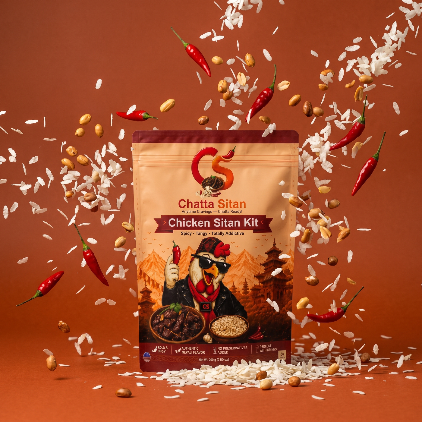Chatta Sitan chicken sitan kit — halal chicken slow-cooked in mustard oil with timur pepper